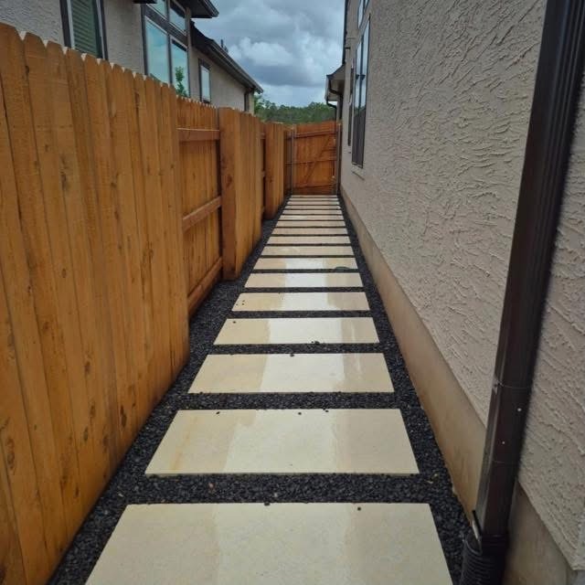 Paver walkway